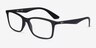 Ray-Ban RB7047 Black PlasticEyeglass Frames from EyeBuyDirect, Angle View