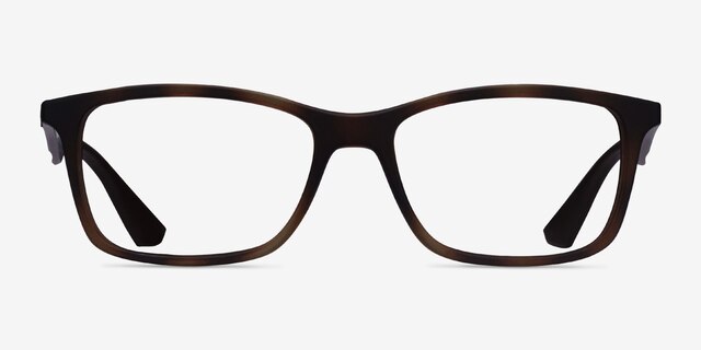 Ray-Ban RB7047 Tortoise Brown PlasticEyeglass Frames from EyeBuyDirect, Front View