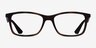 Ray-Ban RB7047 Tortoise Brown PlasticEyeglass Frames from EyeBuyDirect, Front View