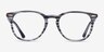 Ray-Ban RB7159 Blue PlasticEyeglass Frames from EyeBuyDirect, Front View