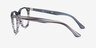 Ray-Ban RB7159 Blue PlasticEyeglass Frames from EyeBuyDirect, Side View