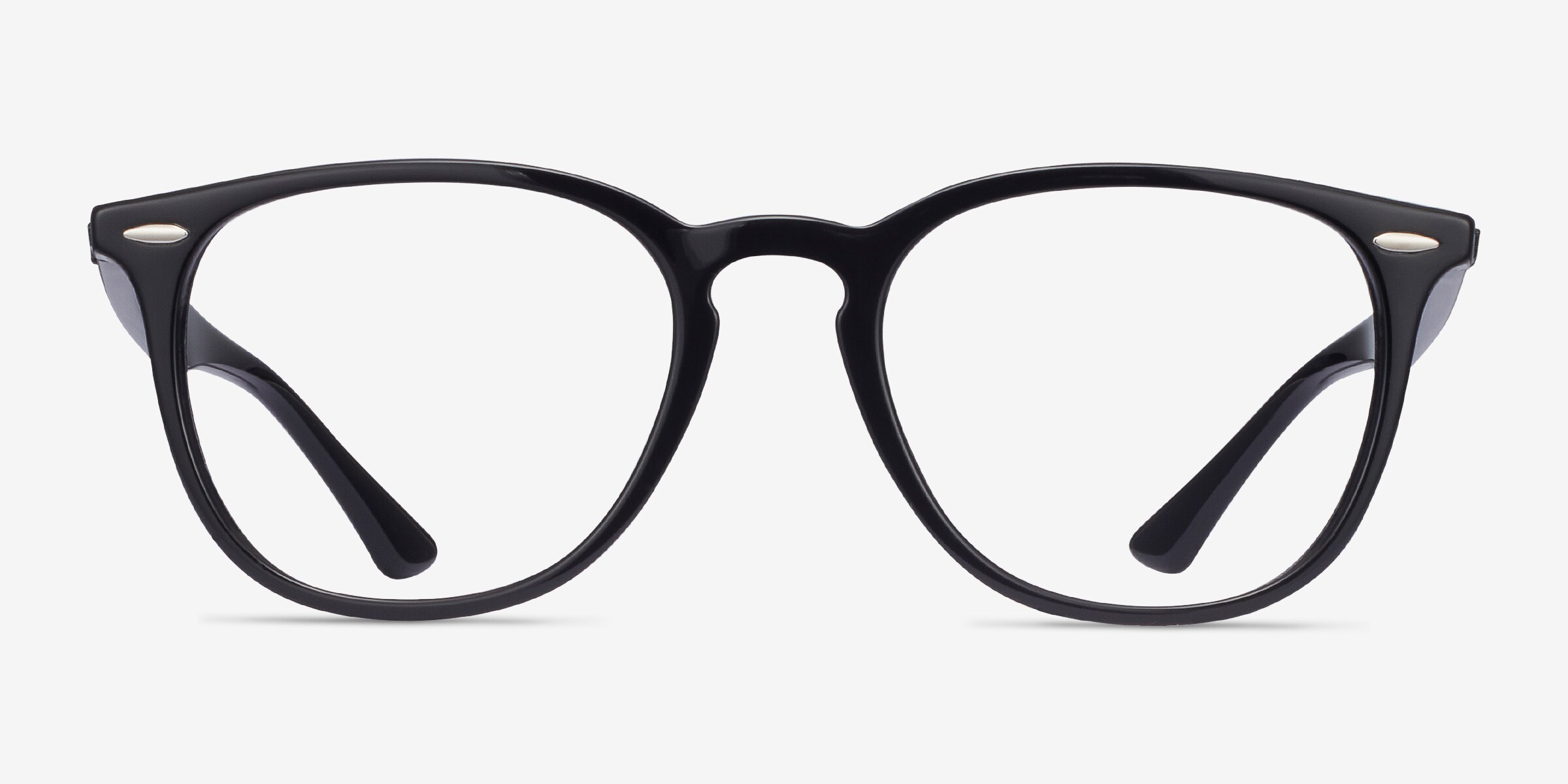 Ray-Ban RB7159 - Square Black Frame Eyeglasses | Eyebuydirect