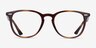 Ray-Ban RB7159 Tortoise PlasticEyeglass Frames from EyeBuyDirect, Front View