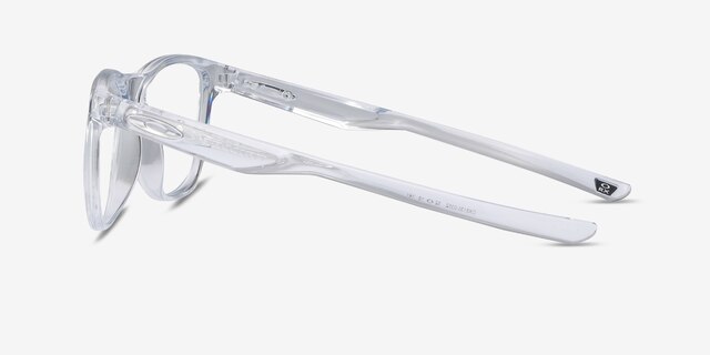 Oakley Trillbe X Clear PlasticEyeglass Frames from EyeBuyDirect, Side View