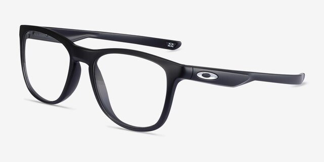 Oakley Trillbe X Matte Black PlasticEyeglass Frames from EyeBuyDirect, Angle View