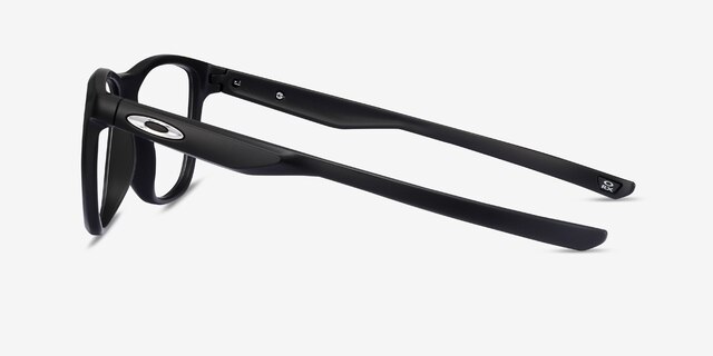 Oakley Trillbe X Matte Black PlasticEyeglass Frames from EyeBuyDirect, Side View