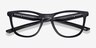 Oakley Trillbe X Matte Black PlasticEyeglass Frames from EyeBuyDirect, Closed View