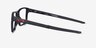 Oakley Chamfer Squared Polished Black PlastiqueMontures de lunettes de vue d'EyeBuyDirect, Vue de Côté