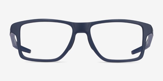 Oakley Chamfer Squared Universe Blue PlastiqueMontures de lunettes de vue d'EyeBuyDirect, Vue de Face