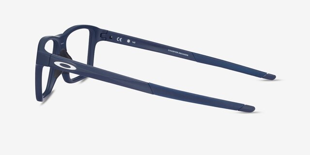 Oakley Chamfer Squared Universe Blue PlastiqueMontures de lunettes de vue d'EyeBuyDirect, Vue de Côté