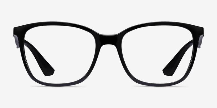 Ray-Ban RB7066 Black Plastic Eyeglass Frames from EyeBuyDirect