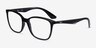 Ray-Ban RB7066 Black PlasticEyeglass Frames from EyeBuyDirect, Angle View