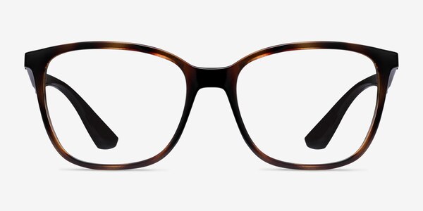 Ray-Ban RB7066 Tortoise Brown Plastic Eyeglass Frames
