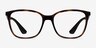 Ray-Ban RB7066 Tortoise Brown PlasticEyeglass Frames from EyeBuyDirect, Front View