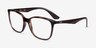 Ray-Ban RB7066 Tortoise Brown PlasticEyeglass Frames from EyeBuyDirect, Angle View