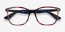Ray-Ban RB7066 Tortoise Blue PlasticEyeglass Frames from EyeBuyDirect, Closed View
