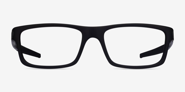 Oakley Currency Satin Black Plastic Eyeglass Frames from EyeBuyDirect