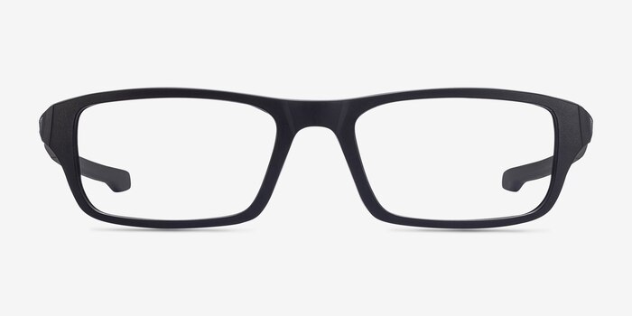 Oakley Chamfer Satin Black Plastic Eyeglass Frames from EyeBuyDirect