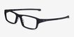 Oakley Chamfer Satin Black PlasticEyeglass Frames from EyeBuyDirect, Angle View