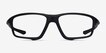 Oakley Crosslink Zero Satin Black PlasticEyeglass Frames from EyeBuyDirect, Front View