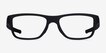 Oakley Marshal Mnp Satin Black PlasticEyeglass Frames from EyeBuyDirect, Front View