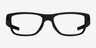 Oakley Marshal Mnp Satin Black PlasticEyeglass Frames from EyeBuyDirect, Front View