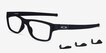 Oakley Marshal Mnp Satin Black PlasticEyeglass Frames from EyeBuyDirect, Angle View