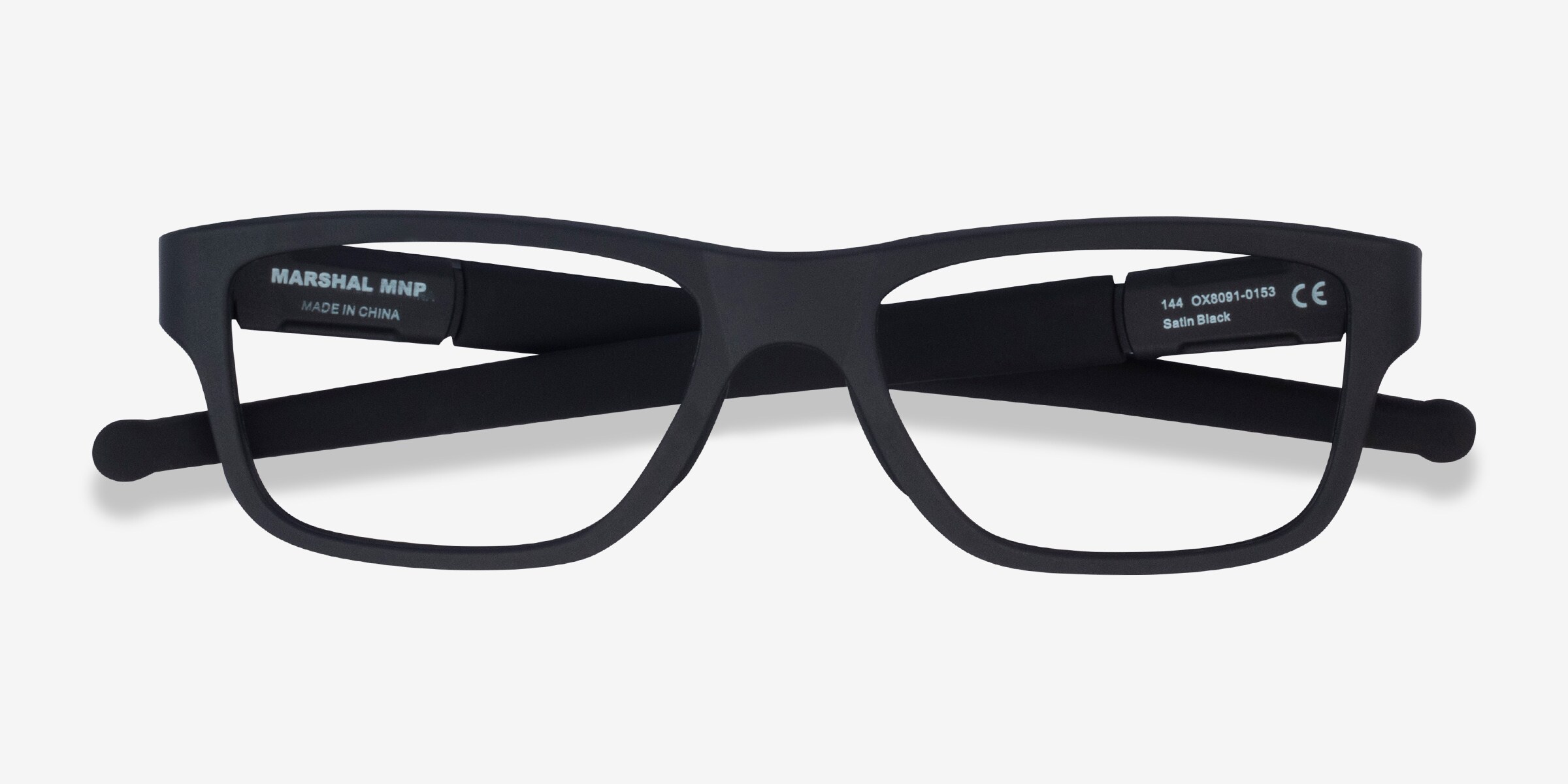 Oakley Marshal Mnp - Rectangle Satin Black Frame Glasses For