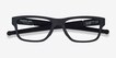 Oakley Marshal Mnp Satin Black PlasticEyeglass Frames from EyeBuyDirect, Closed View