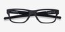 Oakley Marshal Mnp Satin Black PlasticEyeglass Frames from EyeBuyDirect, Closed View