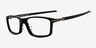 Oakley Pitchman Carbon Black PlasticEyeglass Frames from EyeBuyDirect, Angle View