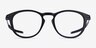 Oakley Pitchman R Satin Black PlasticEyeglass Frames from EyeBuyDirect, Front View