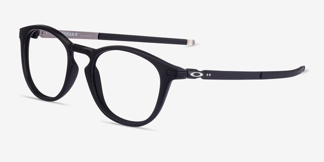 Oakley Pitchman R Satin Black PlasticEyeglass Frames from EyeBuyDirect, Angle View