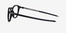 Oakley Pitchman R Satin Black PlasticEyeglass Frames from EyeBuyDirect, Side View