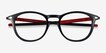 Oakley Pitchman R Black Ink PlasticEyeglass Frames from EyeBuyDirect, Closed View