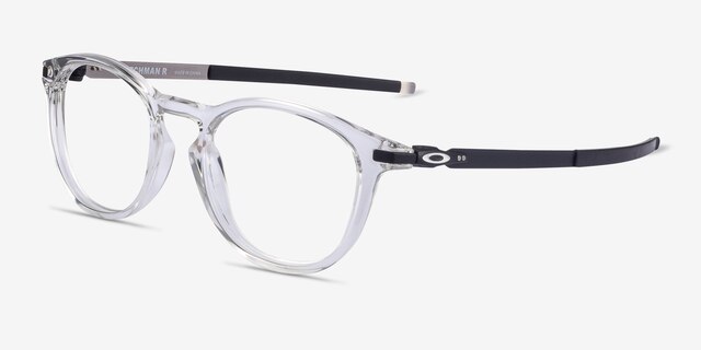 Oakley Pitchman R Clear PlasticEyeglass Frames from EyeBuyDirect, Angle View
