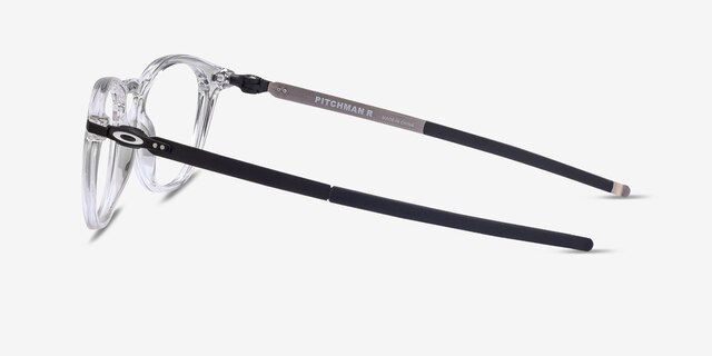 Oakley Pitchman R Clear PlasticEyeglass Frames from EyeBuyDirect, Side View