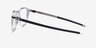 Oakley Pitchman R Clear PlasticEyeglass Frames from EyeBuyDirect, Side View