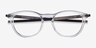 Oakley Pitchman R Clear PlasticEyeglass Frames from EyeBuyDirect, Closed View