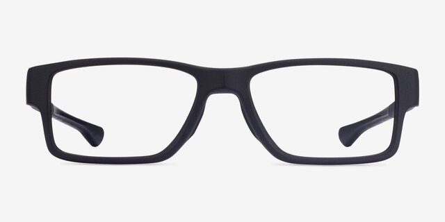 Oakley Airdrop Mnp Satin Black PlastiqueMontures de lunettes de vue d'EyeBuyDirect, Vue de Face