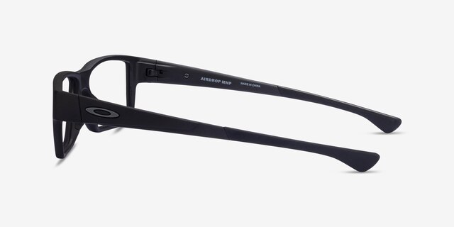 Oakley Airdrop Mnp Satin Black PlastiqueMontures de lunettes de vue d'EyeBuyDirect, Vue de Côté