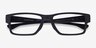 Oakley Airdrop Mnp Satin Black PlastiqueMontures de lunettes de vue d'EyeBuyDirect, Vue Rapprochée