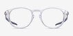 Oakley Pitchman R Carbon Clear Gray PlasticEyeglass Frames from EyeBuyDirect, Front View