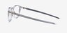Oakley Pitchman R Carbon Clear Gray PlasticEyeglass Frames from EyeBuyDirect, Side View