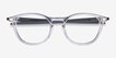 Oakley Pitchman R Carbon Clear Gray PlasticEyeglass Frames from EyeBuyDirect, Closed View