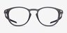 Oakley Pitchman R Carbon Satin Gray PlasticEyeglass Frames from EyeBuyDirect, Front View