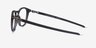 Oakley Pitchman R Carbon Satin Gray PlasticEyeglass Frames from EyeBuyDirect, Side View