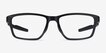 Oakley Metalink Satin Black PlasticEyeglass Frames from EyeBuyDirect, Front View