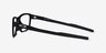Oakley Metalink Satin Black PlasticEyeglass Frames from EyeBuyDirect, Side View