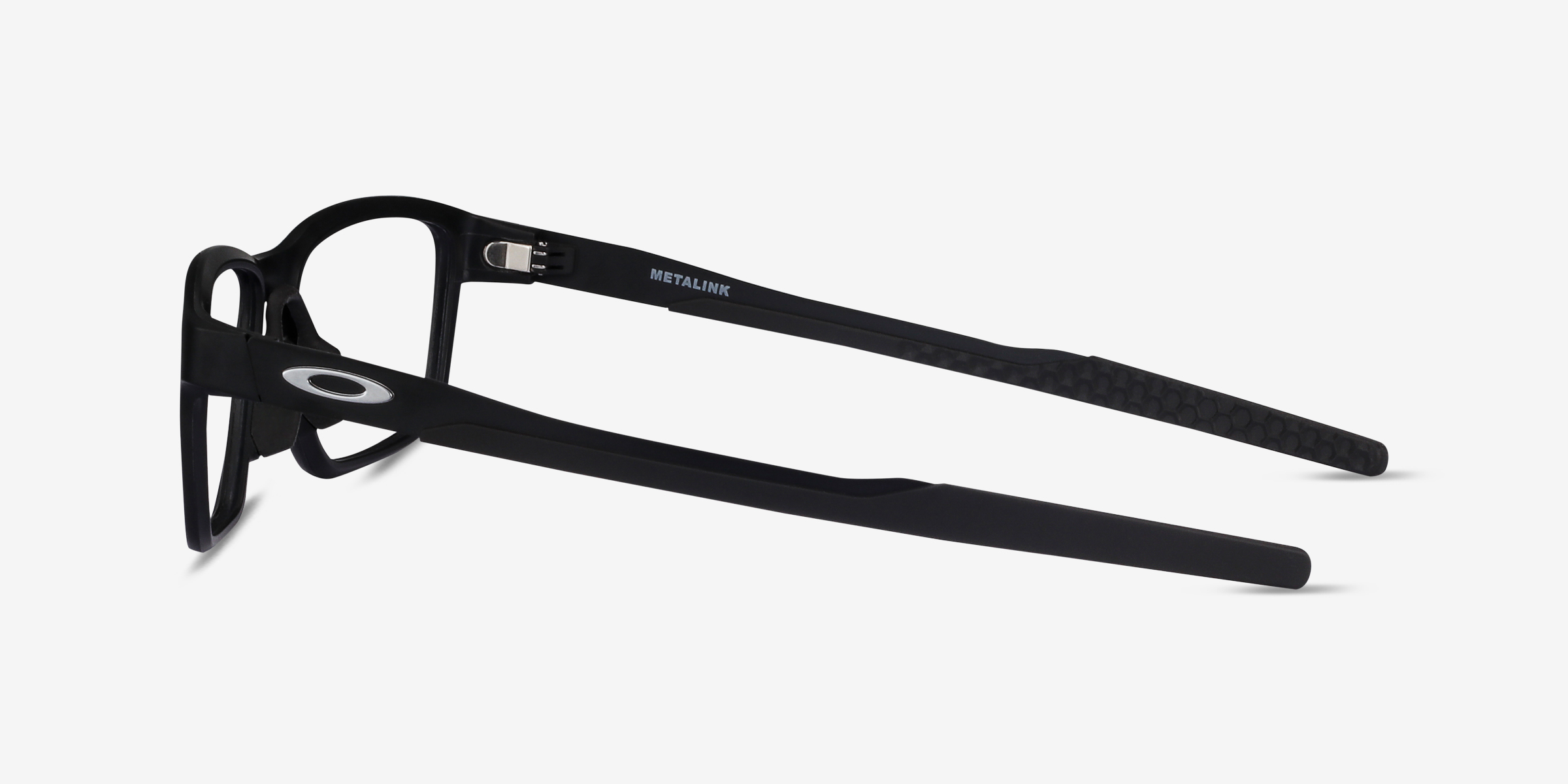 Oakley Metalink - Rectangle Satin Black Frame Glasses For Men ...